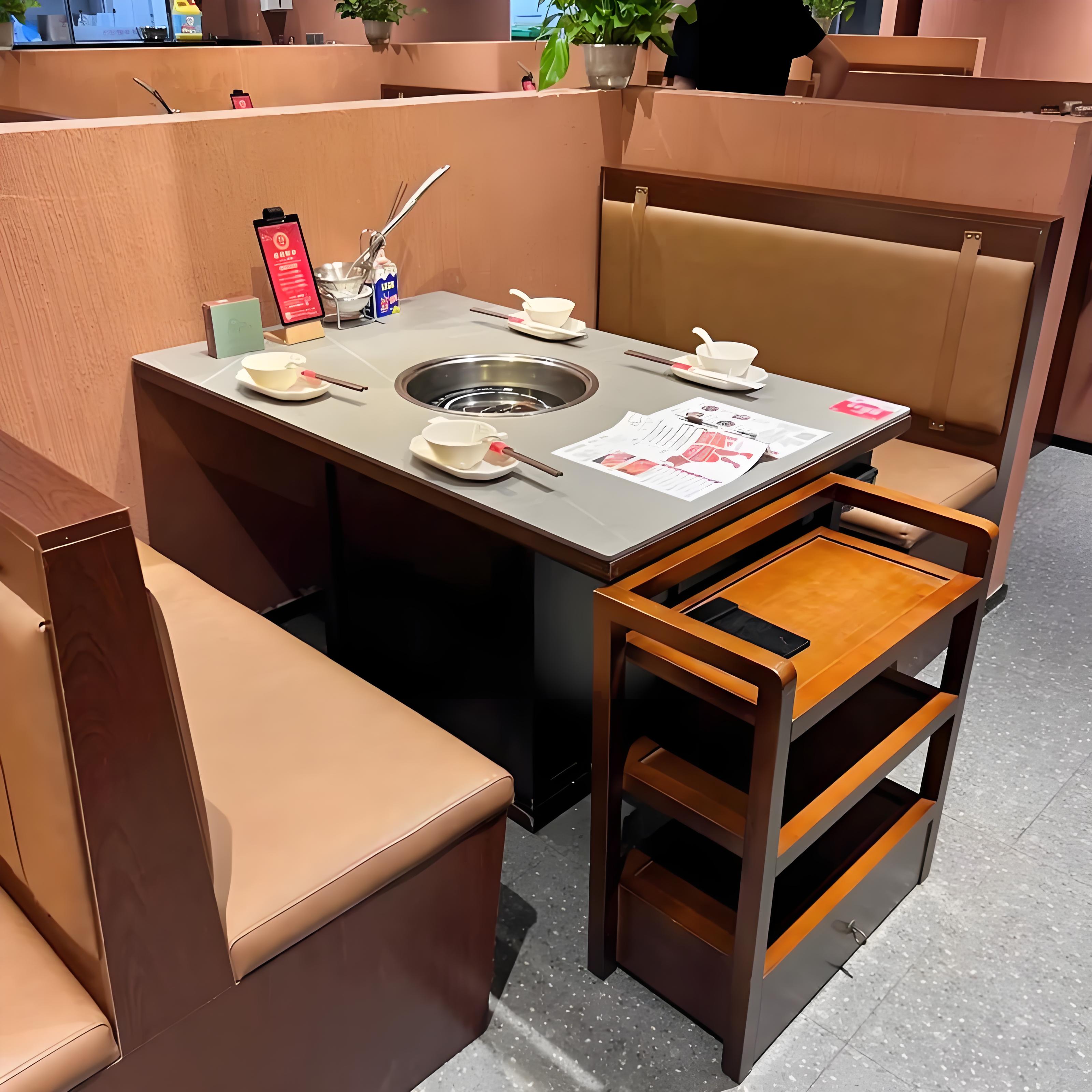 南京市无烟净化灶台中餐桌 - 厂家